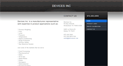 Desktop Screenshot of devicesinc.net
